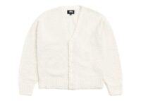 Stussy Textured Cardigan Off White