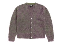 Stussy Textured Cardigan Purple/Green