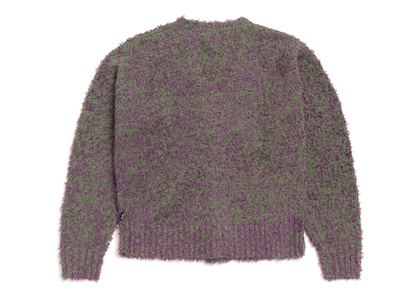 Stussy Textured Cardigan Purple/Green - görsel 6