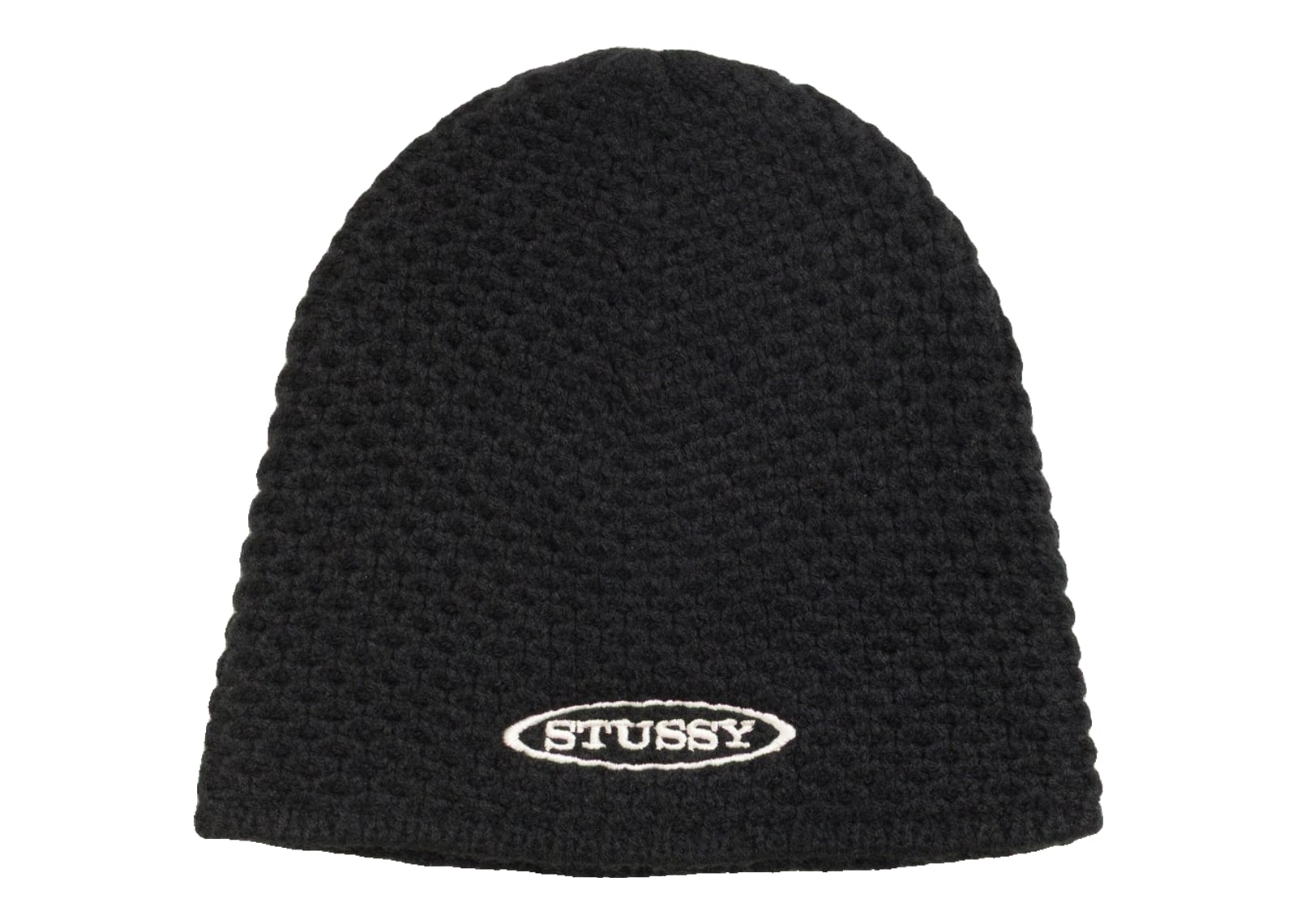 Stussy Textured Knit Skullcap Black