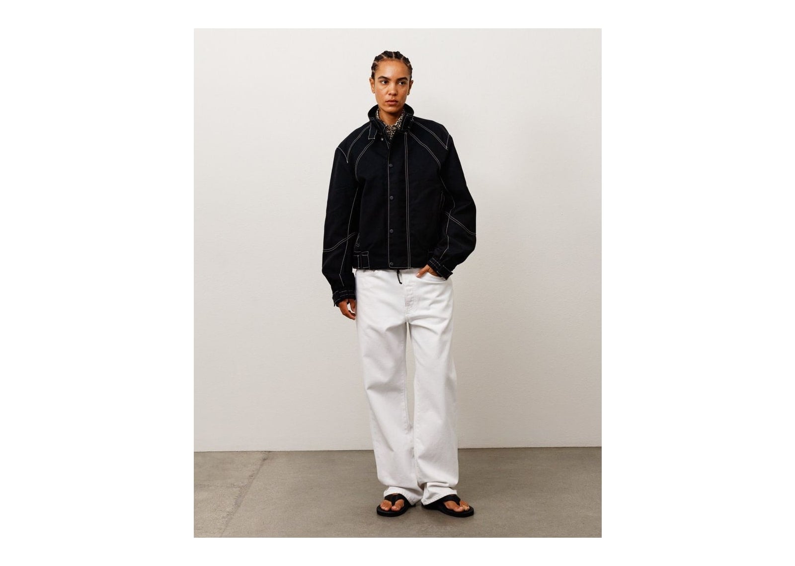 Stussy Touring Jacket Black - görsel 4