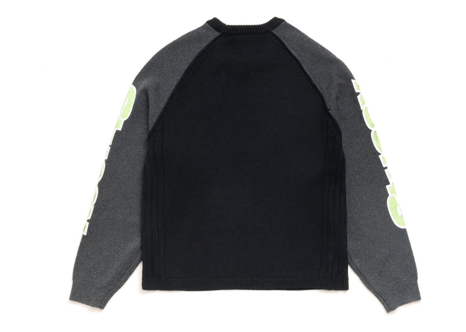 Stussy Two Tone Raglan Sweater Black - görsel 10