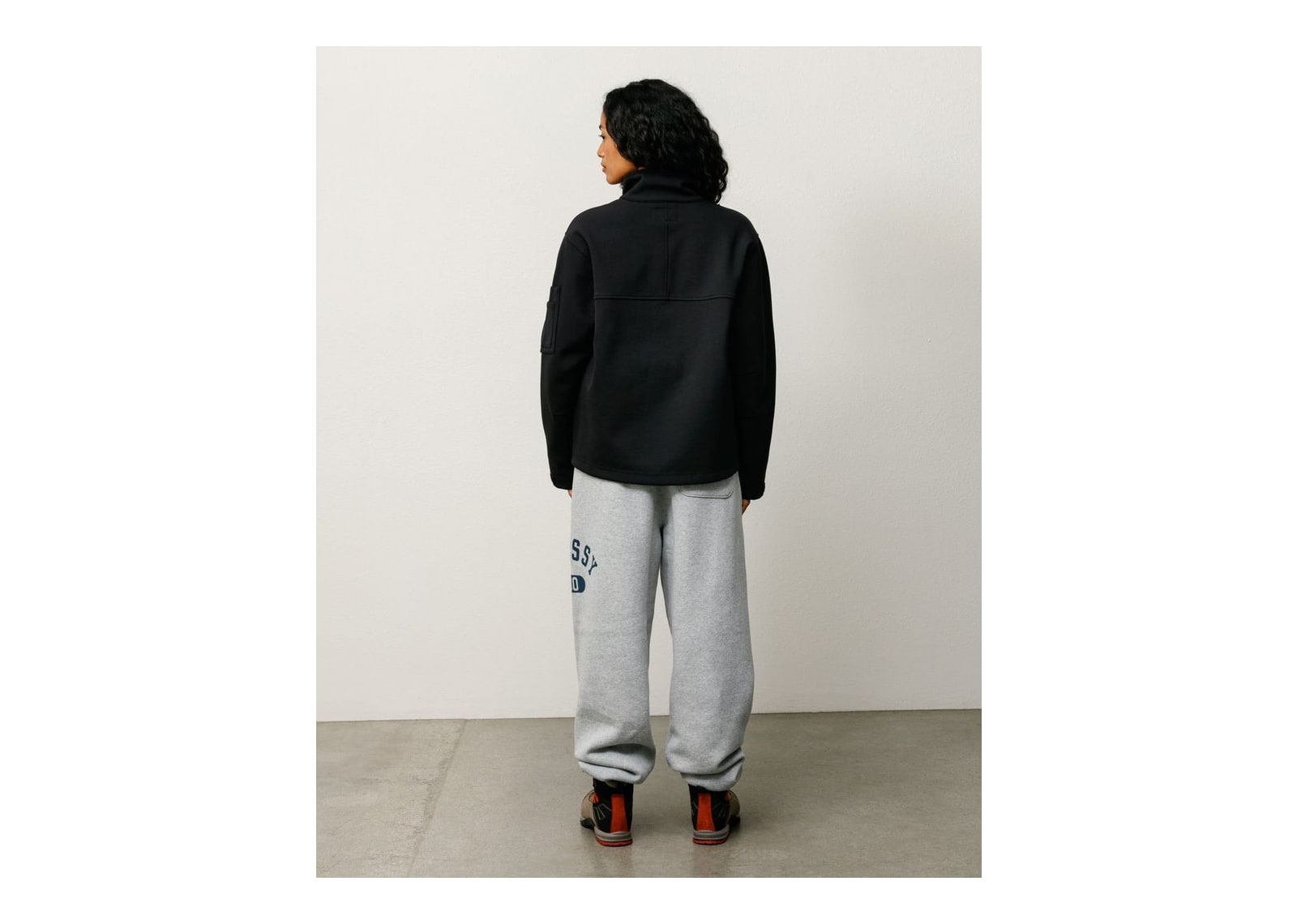 Stussy Varsity Fleece Pant Grey Heather - görsel 5