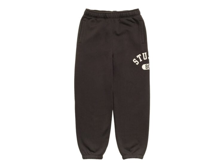 Stussy Varsity Fleece Pant Washed Black