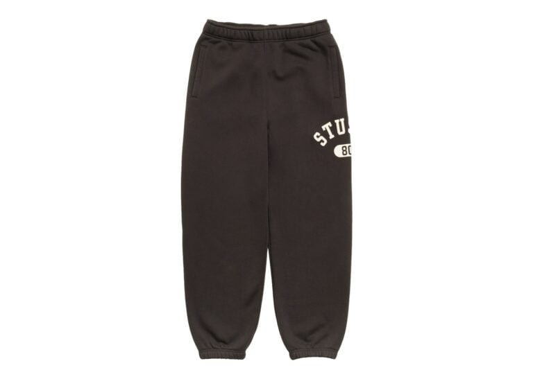 Stussy Varsity Fleece Pant Washed Black