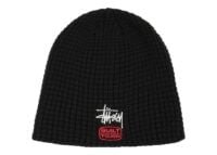 Stussy Waffle Built Tough Skullcap Black