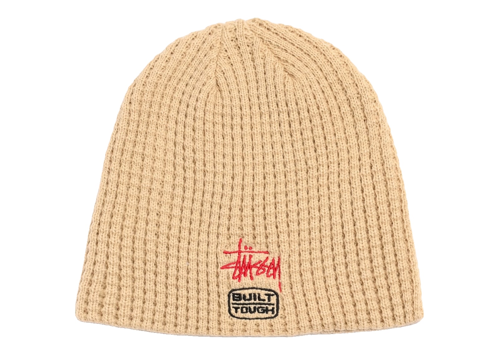 Stussy Waffle Built Tough Skullcap Sand