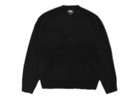 Stussy Waffle Cashmere Sweater Black