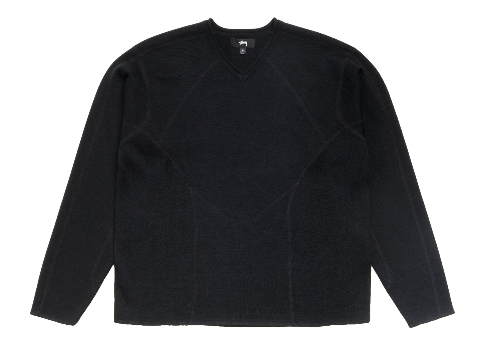 Stussy Wave Knit Sweater Black