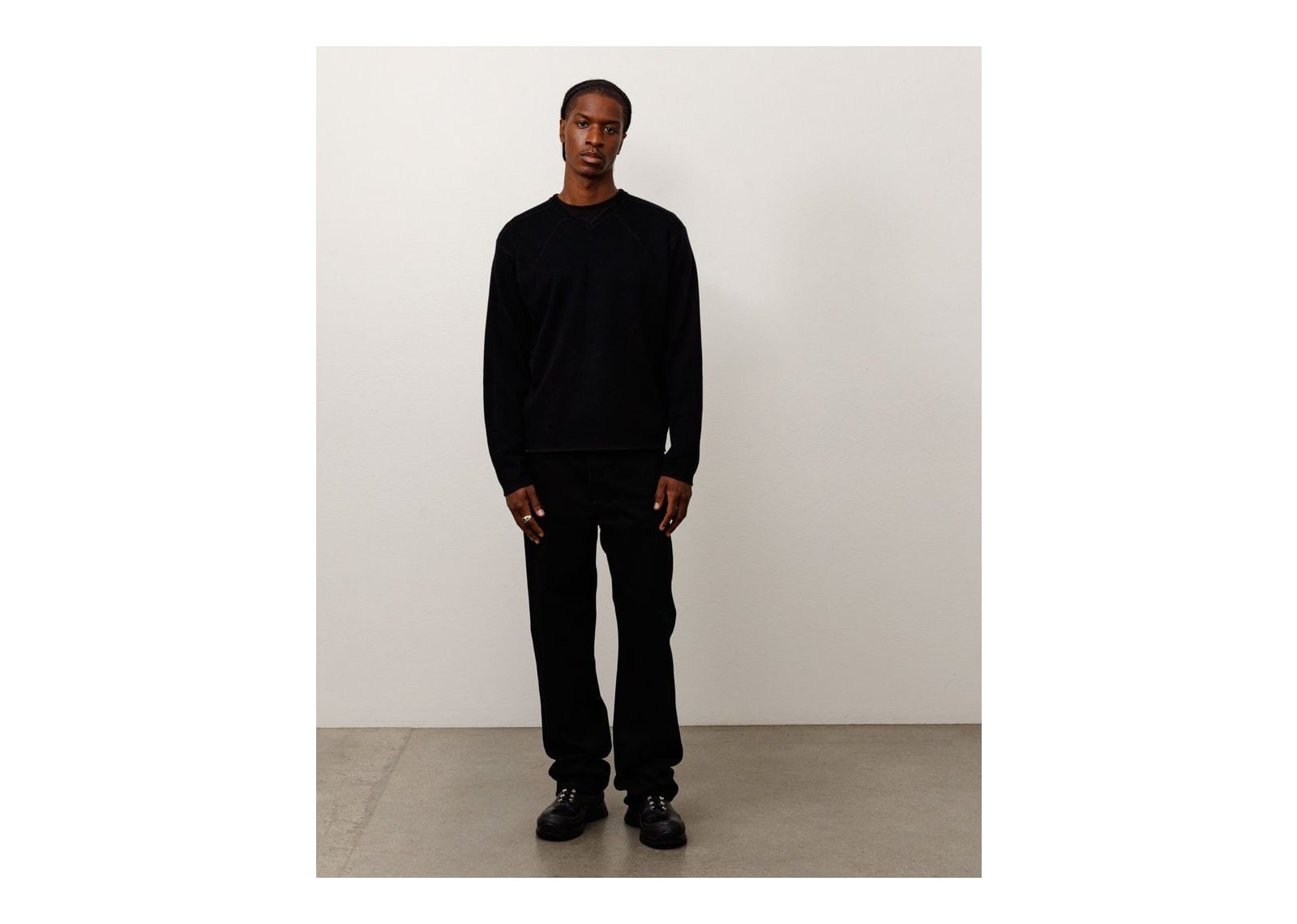 Stussy Wave Knit Sweater Black - görsel 2