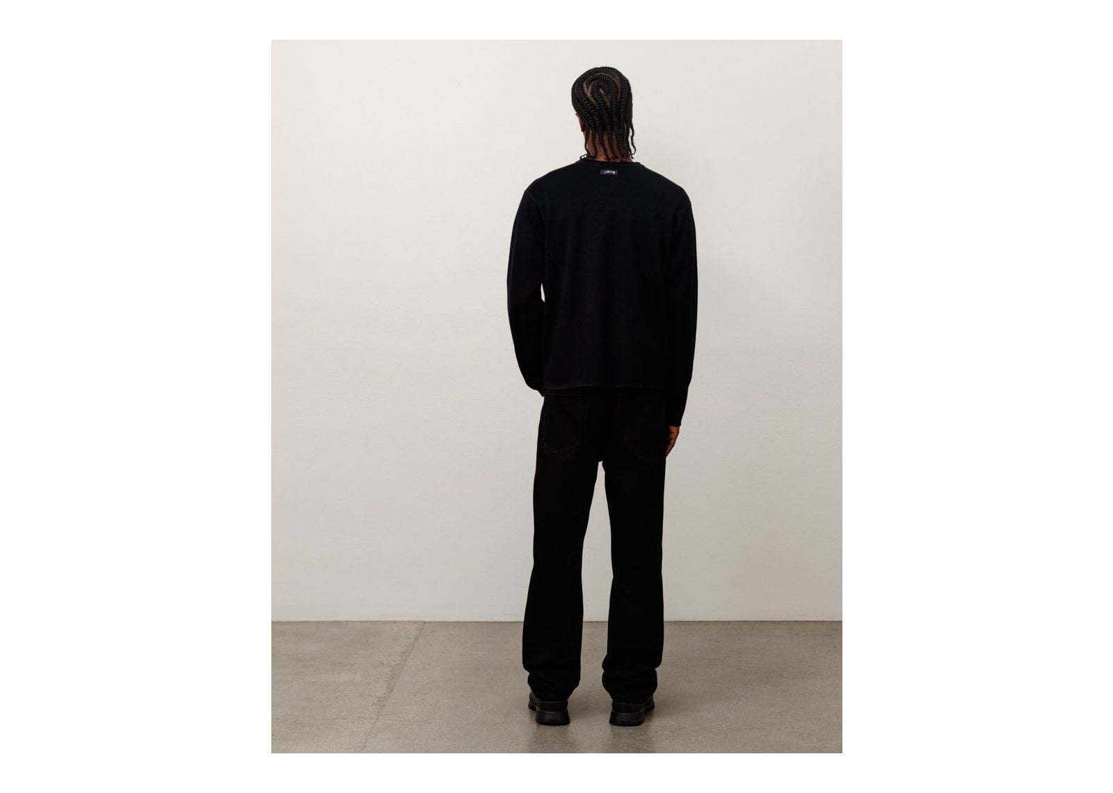 Stussy Wave Knit Sweater Black - görsel 4