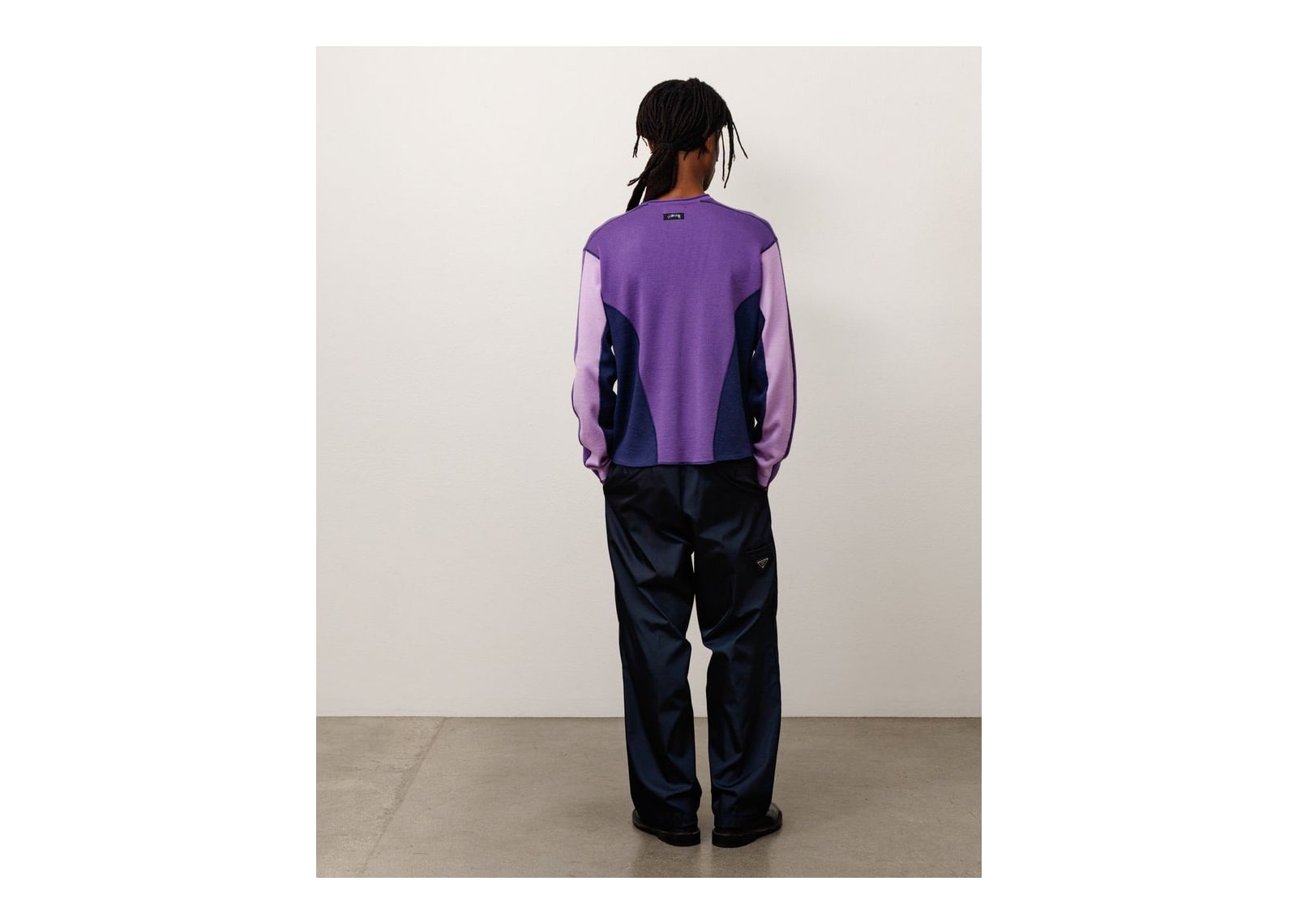 Stussy Wave Knit Sweater Lavender - görsel 7