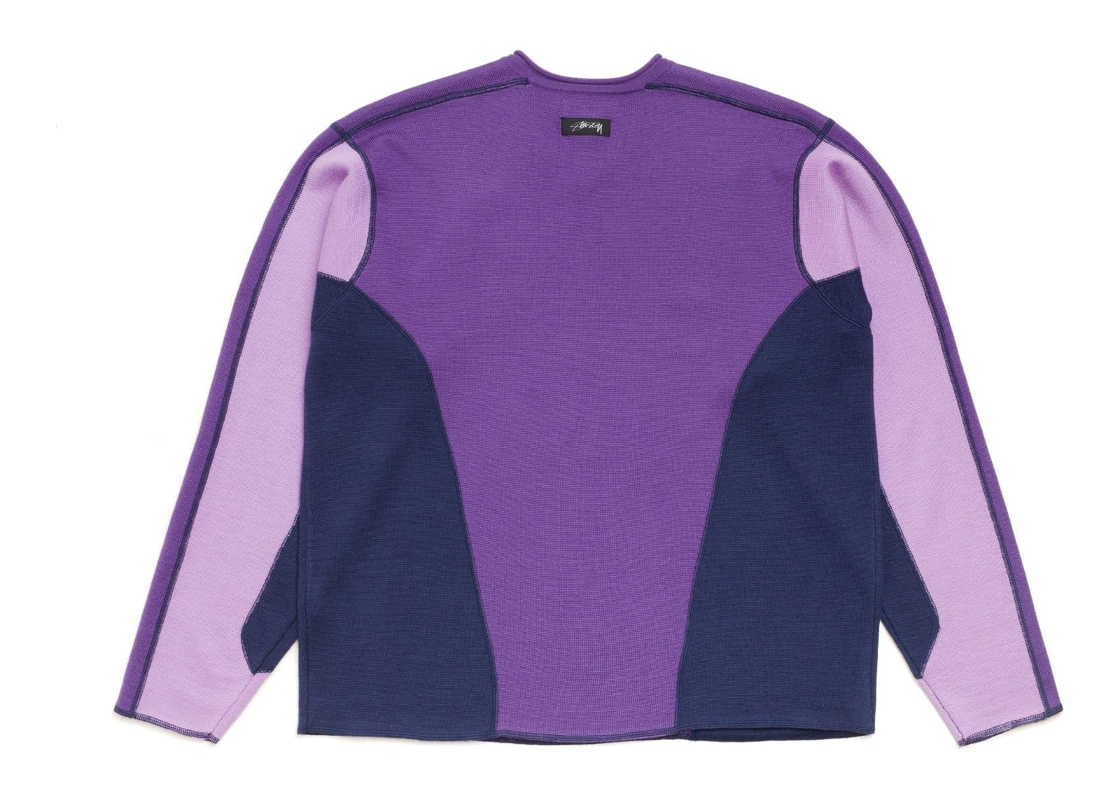 Stussy Wave Knit Sweater Lavender - görsel 8