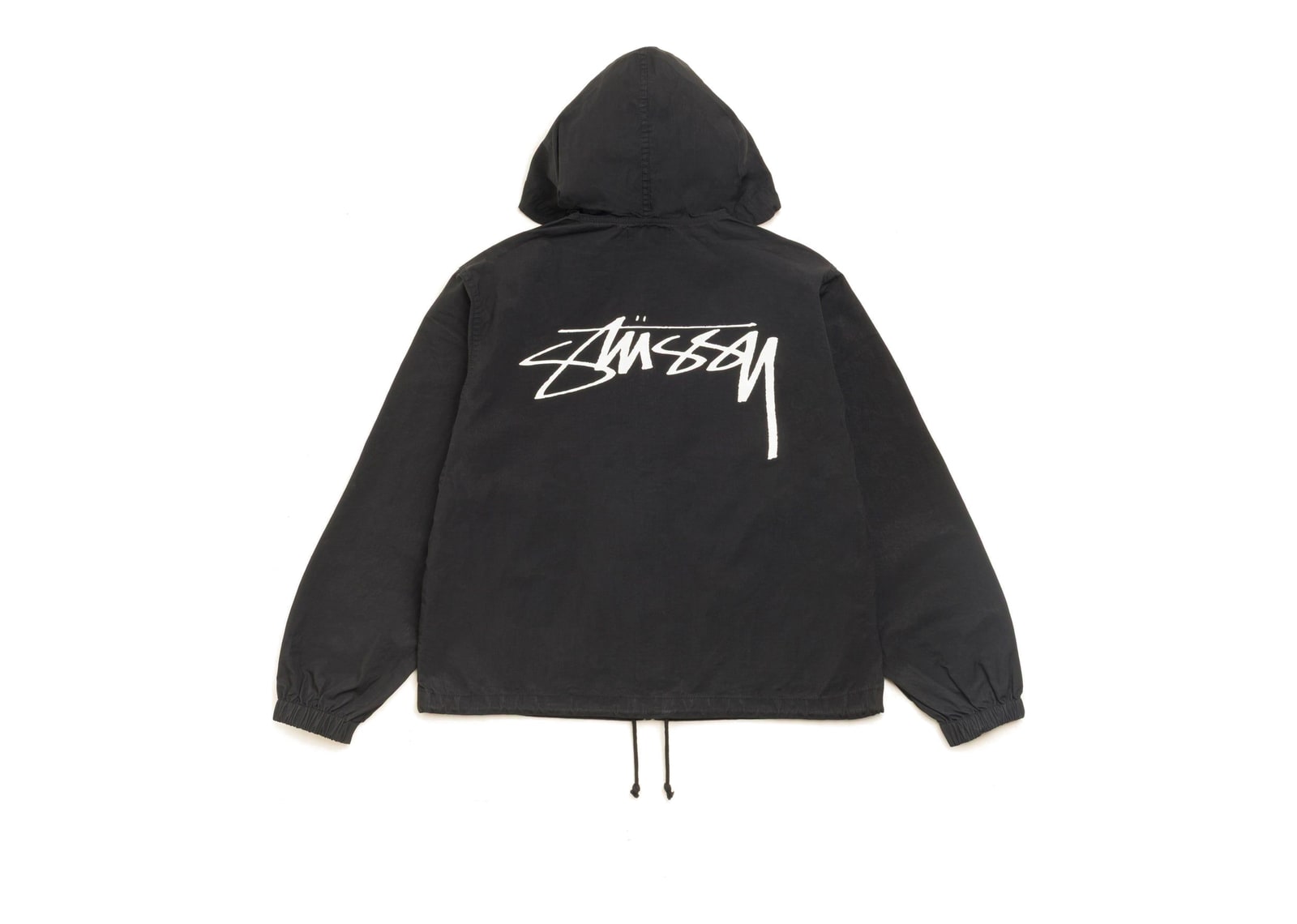 Stussy Waxed Cotton Beach Shell Black - görsel 7