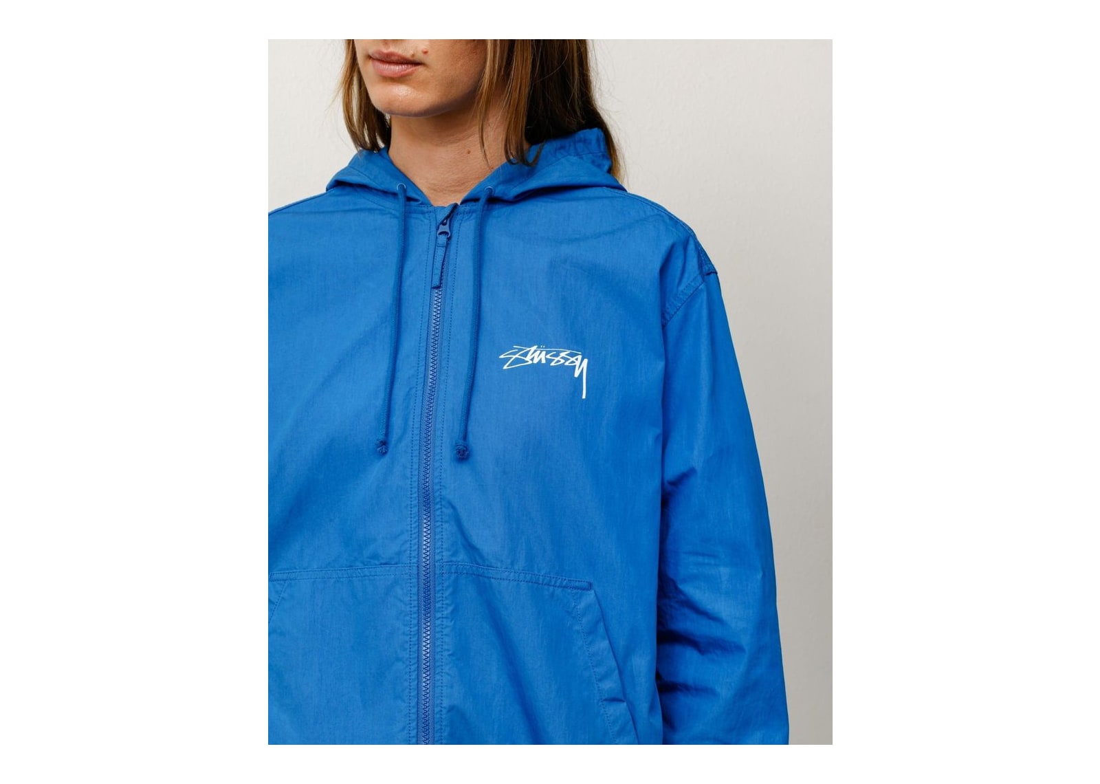 Stussy Waxed Cotton Beach Shell Blue - görsel 6