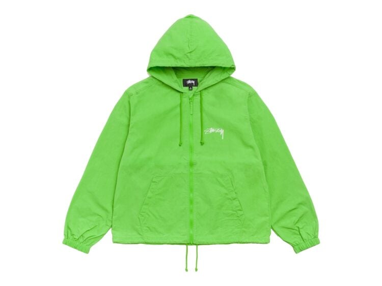 Stussy Waxed Cotton Beach Shell Kiwi