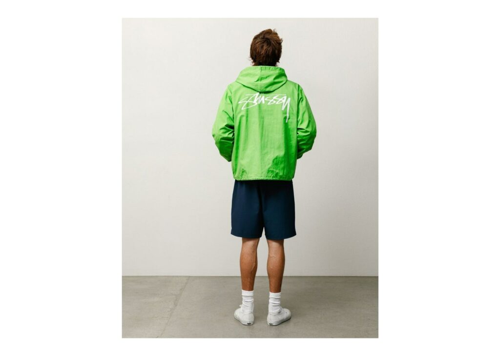 Stussy Waxed Cotton Beach Shell Kiwi - 115951-KIWI | Sneaker Baker