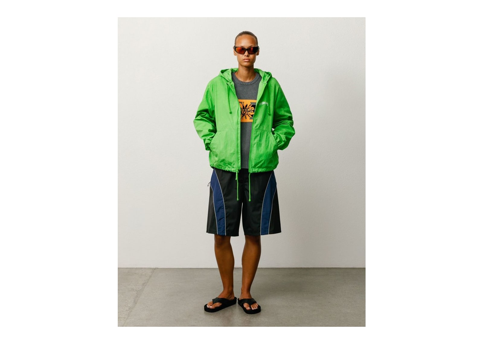 Stussy Waxed Cotton Beach Shell Kiwi - görsel 5