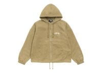 Stussy Waxed Cotton Beach Shell Olive