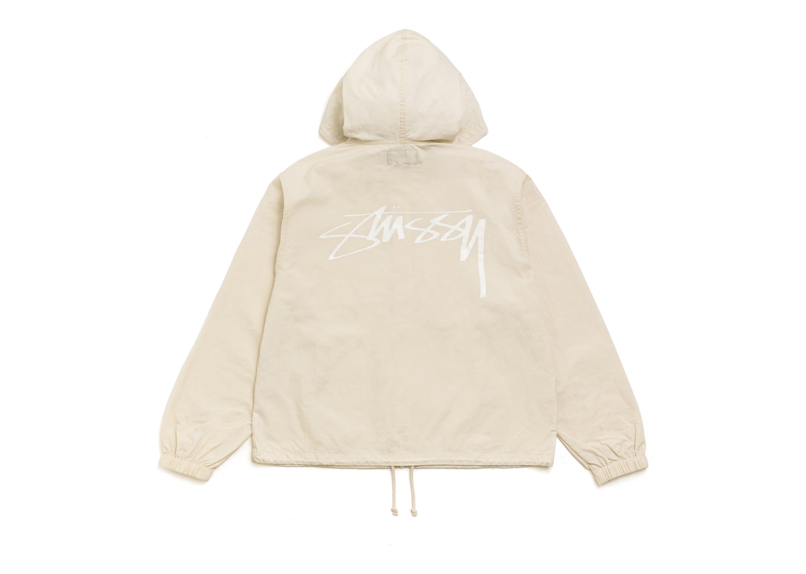 Stussy Waxed Cotton Beach Shell Stone - görsel 6