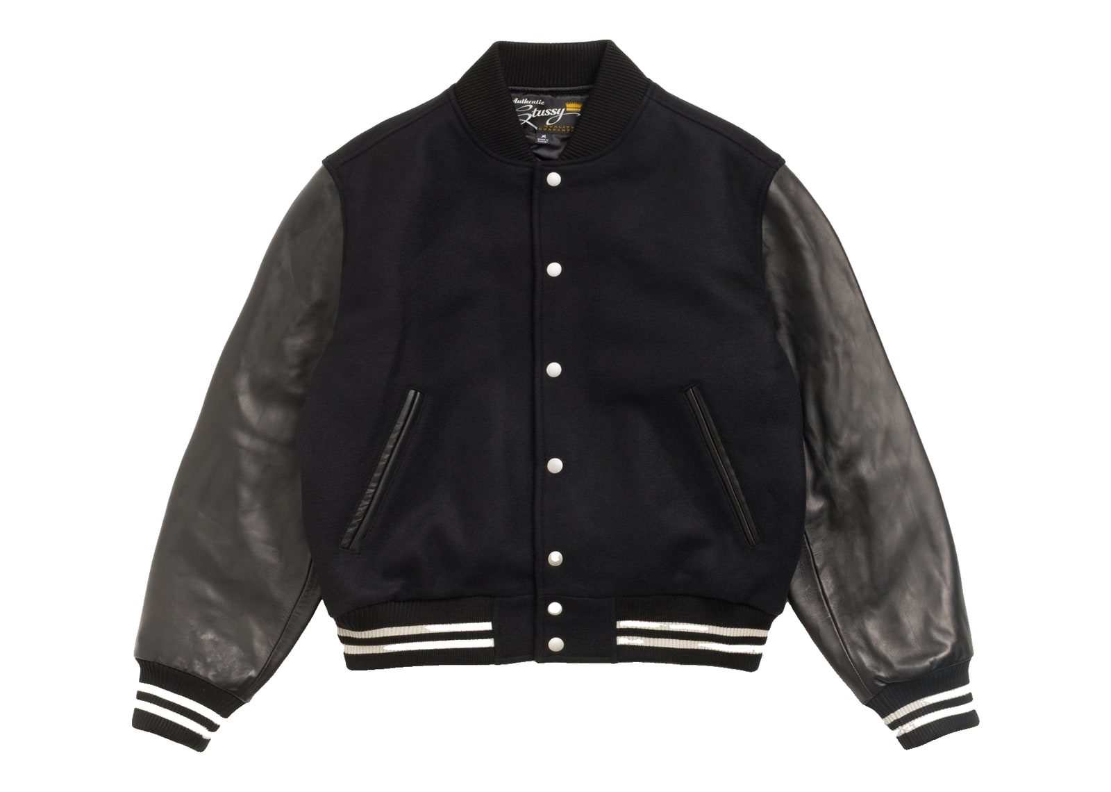 Stussy Wool Varsity Jacket Black