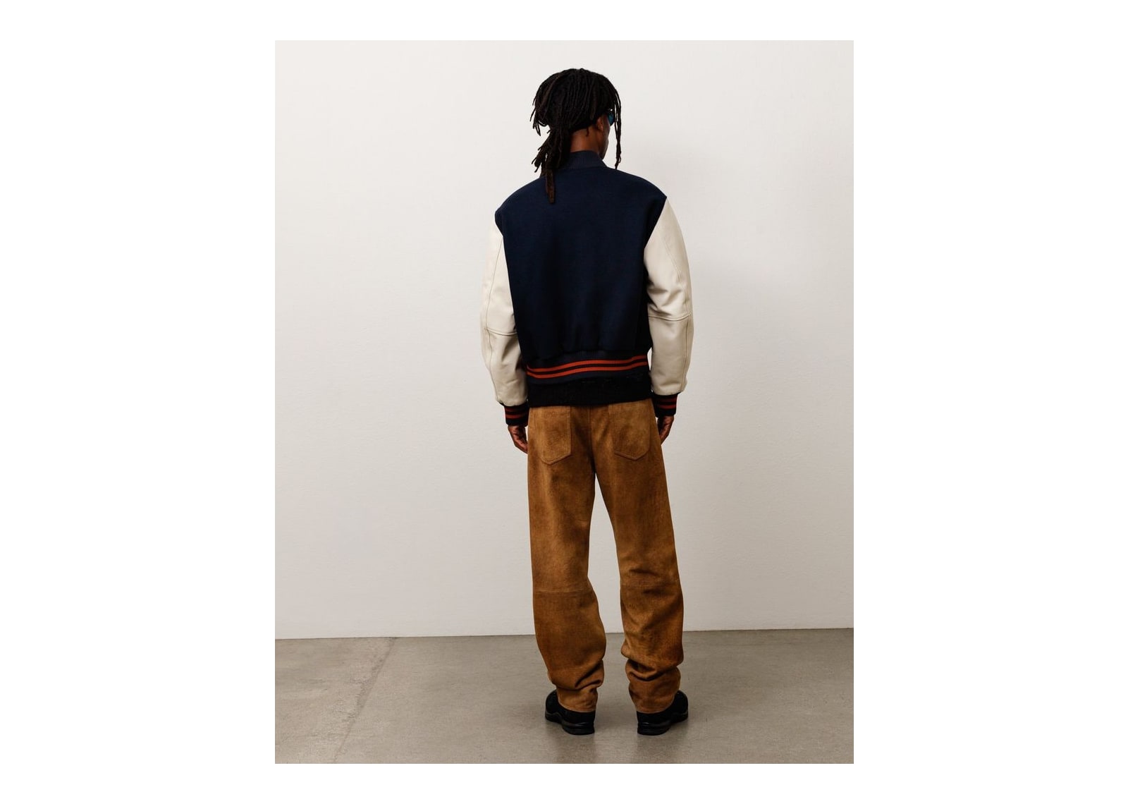 Stussy Wool Varsity Jacket Navy - görsel 4