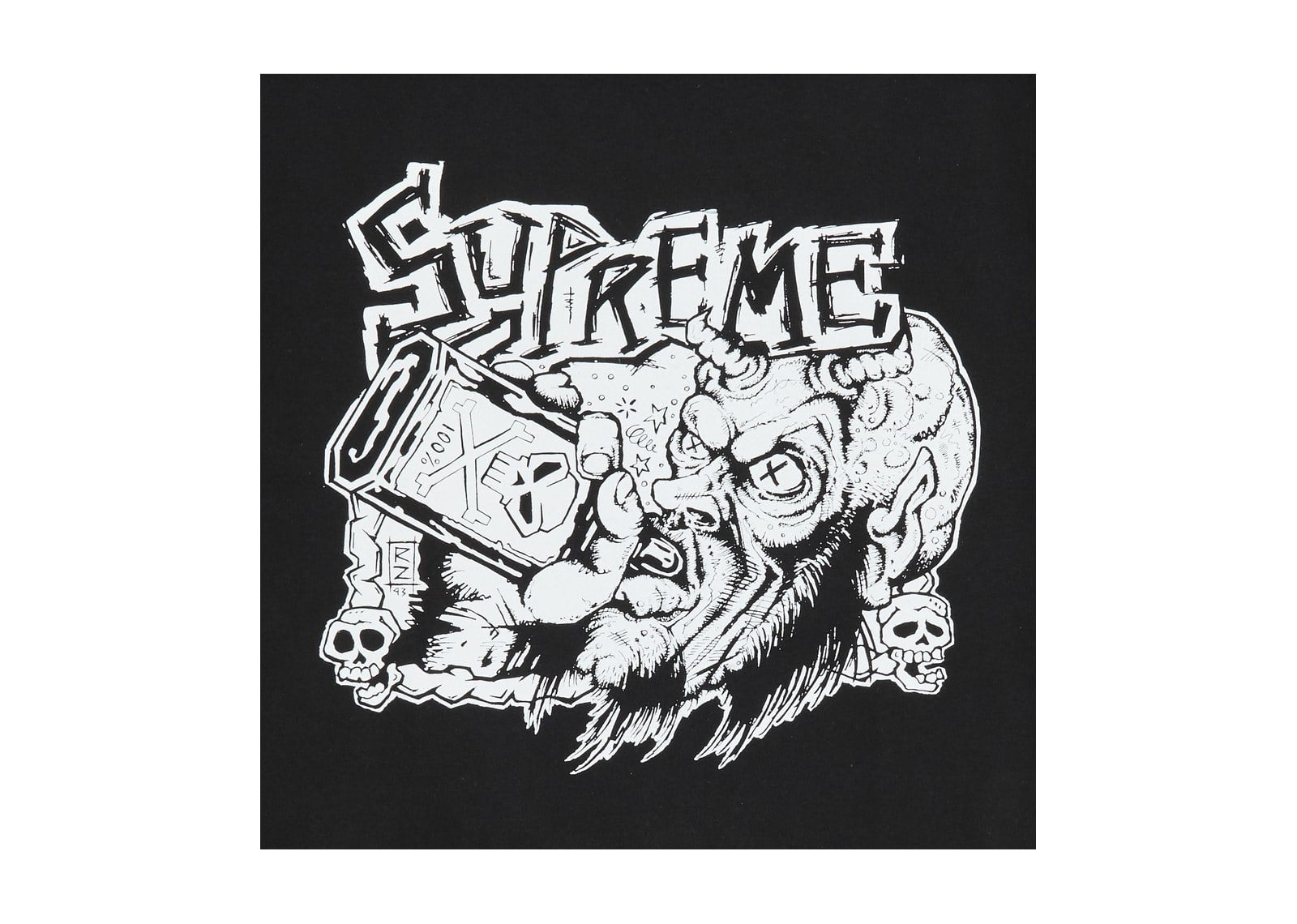Supreme Fuckin Blowout Tee Black - görsel 4