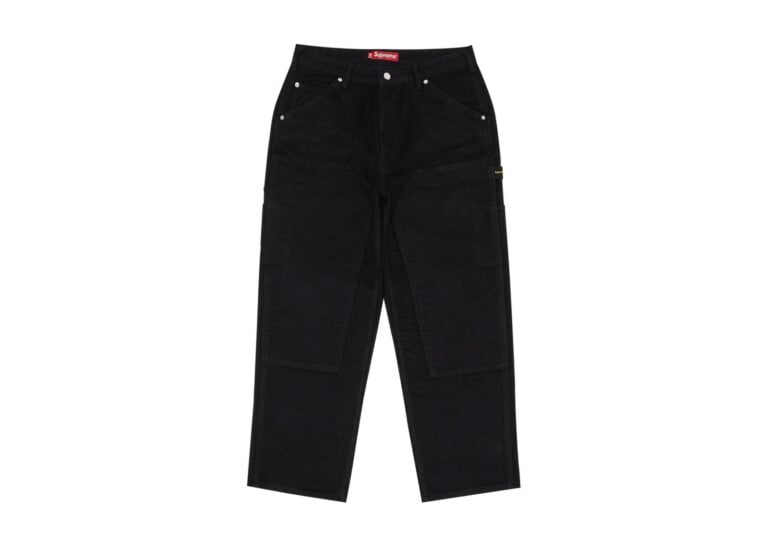 Supreme Moleskin Double Knee Painter Pant Black