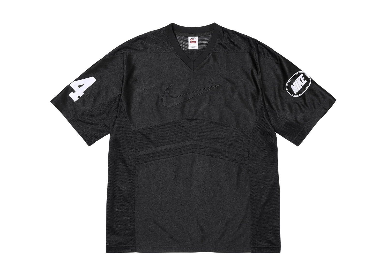 Supreme Nike Football Jersey Black - görsel 2