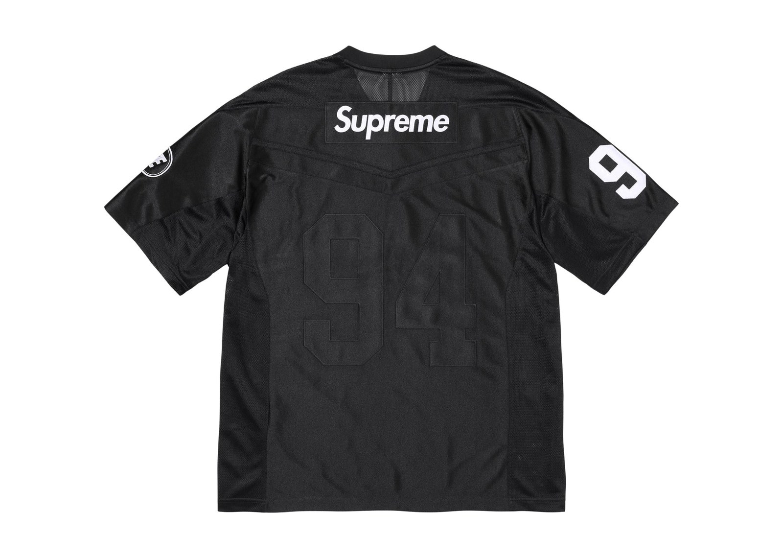Supreme Nike Football Jersey Black - görsel 3