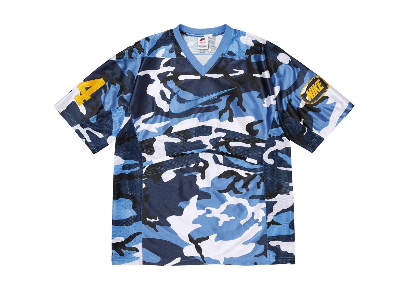 Supreme Nike Football Jersey Blue Camo - görsel 2