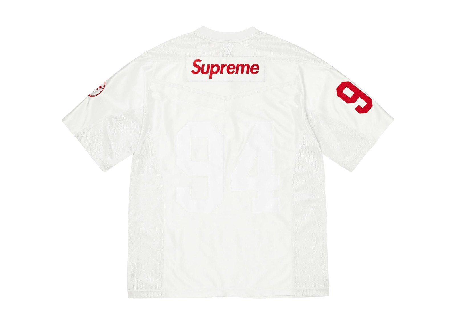 Supreme Nike Football Jersey White - görsel 3