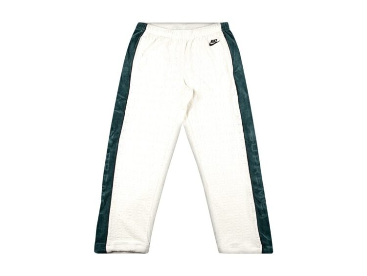 Supreme Nike Velour Track Pant White