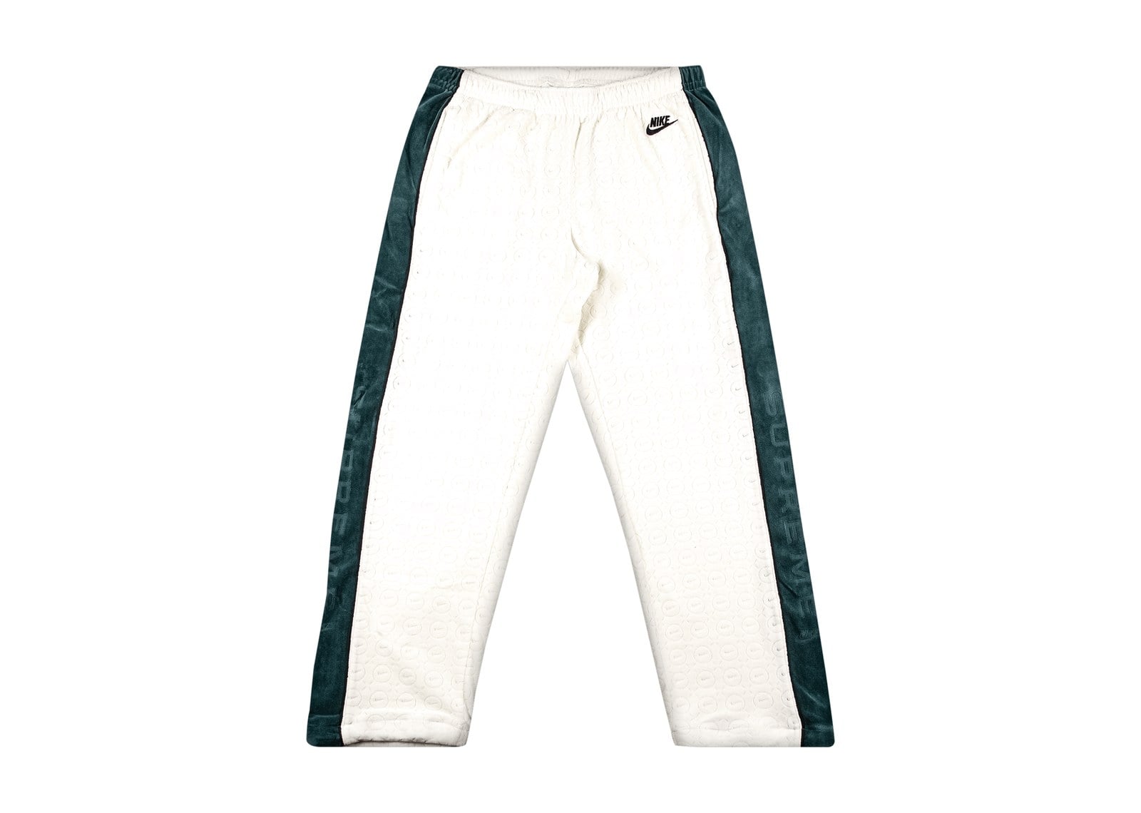 Supreme Nike Velour Track Pant White