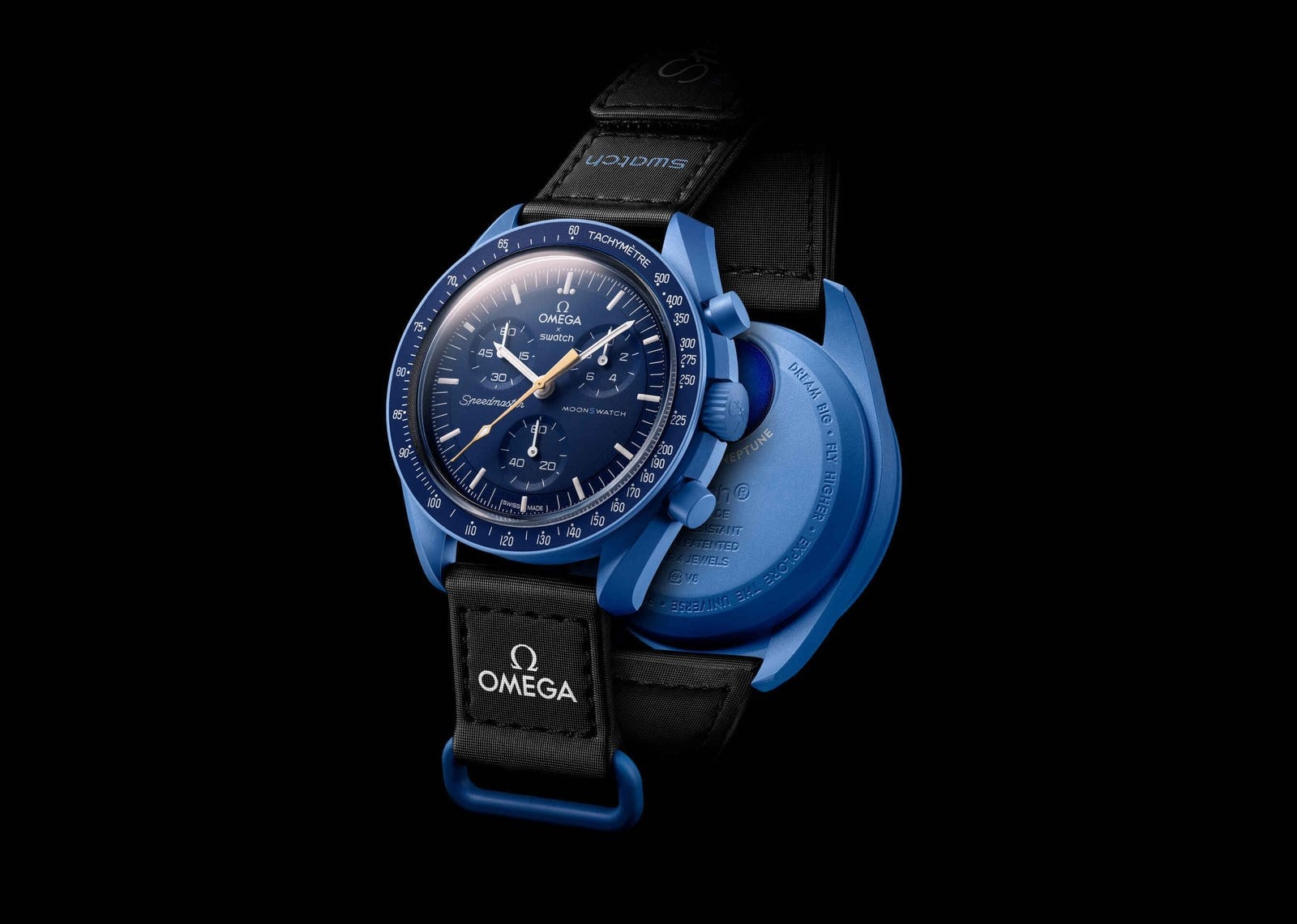Swatch x Omega Bioceramic Moonswatch Mission to Neptune Moonshine Gold SO33N101-108 - görsel 2