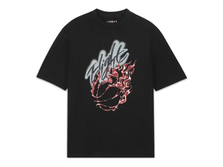 Travis Scott x Jordan Flight Graphic T-Shirt Black