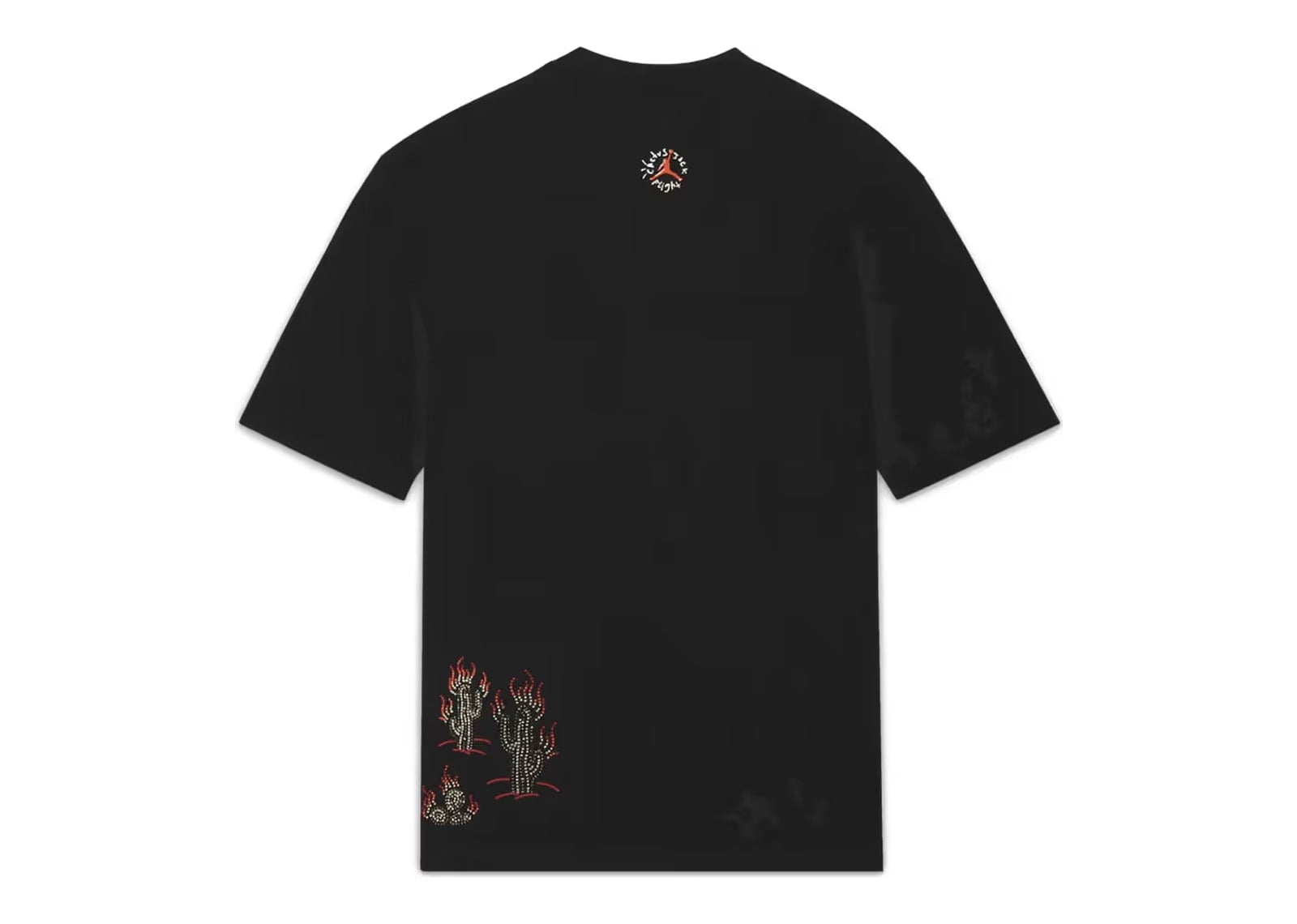 Travis Scott x Jordan Flight Graphic T-Shirt Black - görsel 2