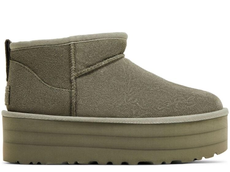 UGG Classic Ultra Mini Platform Boot Moss Green (W)