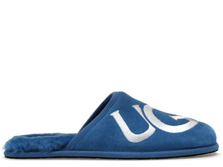 UGG Scuff Logo Slipper Classic Blue White