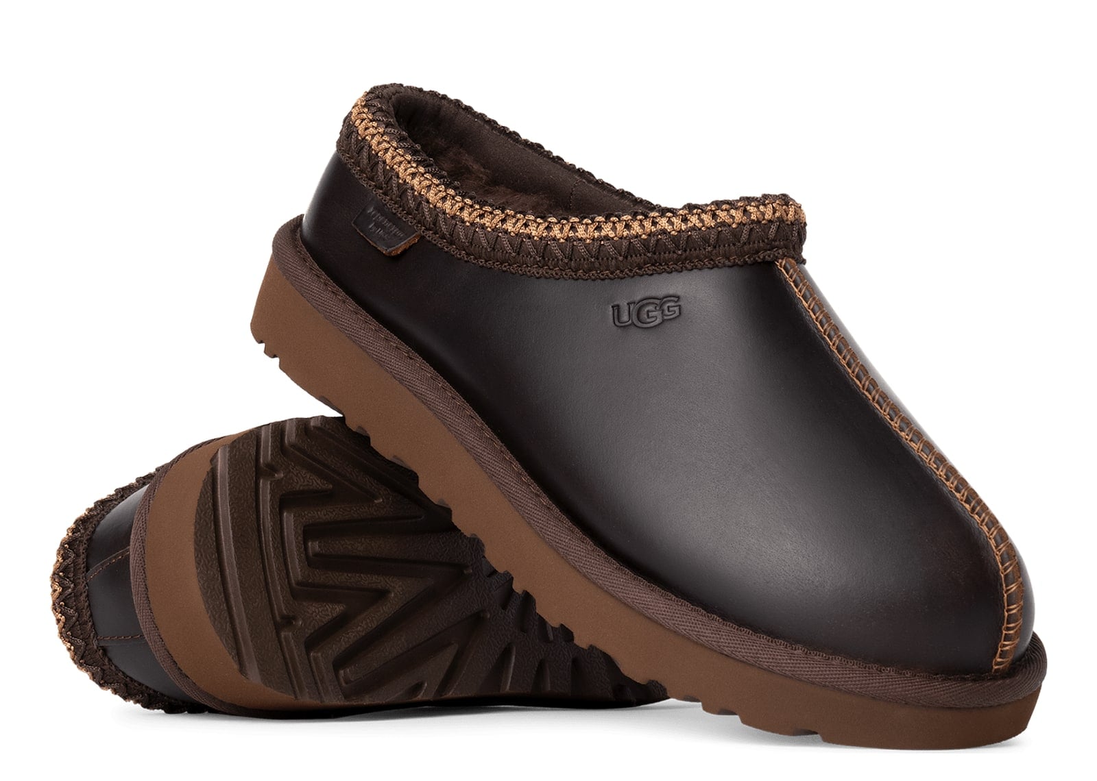 UGG Tasman LTHR Regen Slipper Ironwood (W) - görsel 3