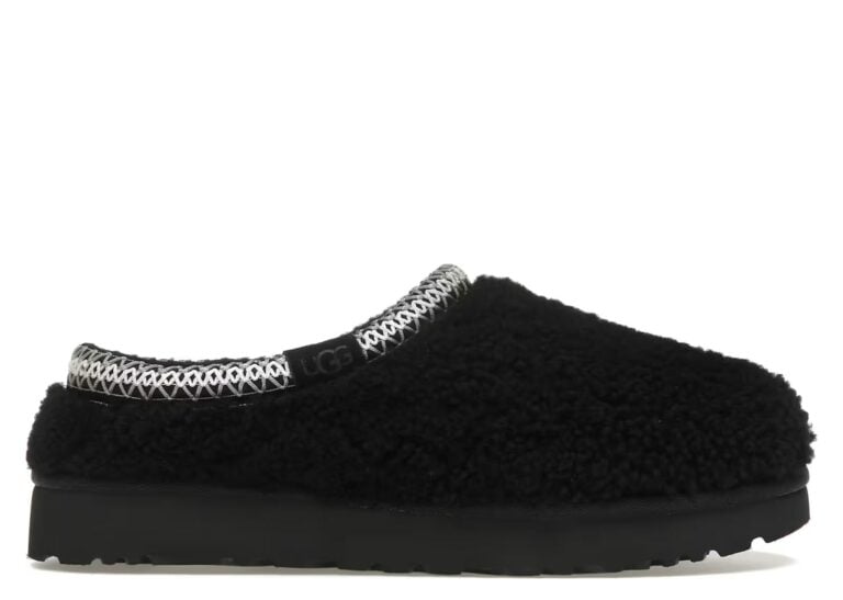 UGG Tasman Maxi Curly Slipper Black (W)