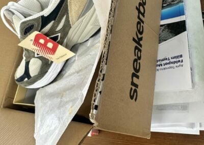New Balance 990v3 MiUSA Grey Blue Olive - müşteri fotoğrafı