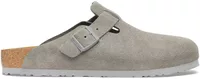 Birkenstock Boston Suede Stone Coin
