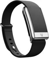 Whoop Black with Titanium LeatherLuxe Tapered Band