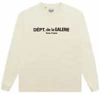 Gallery Dept. French Logo Lux L/S Tee Heather Oatmeal