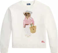 Polo Bear Crewneck Jumper White Multi