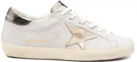 Golden Goose Super-Star Powder Light Blue Platinum Crackle Star (W)