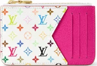 Louis Vuitton x Takashi Murakami Romy Card Holder Multicolor White