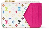 Louis Vuitton x Takashi Murakami Romy Card Holder Multicolor White