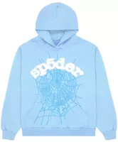 Sp5der Web Hoodie Sky Blue